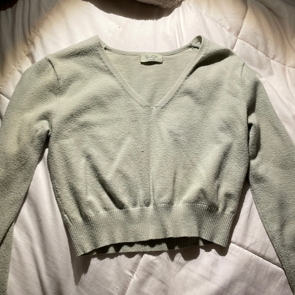 Lightly loved brandy melville cropped v-neck
